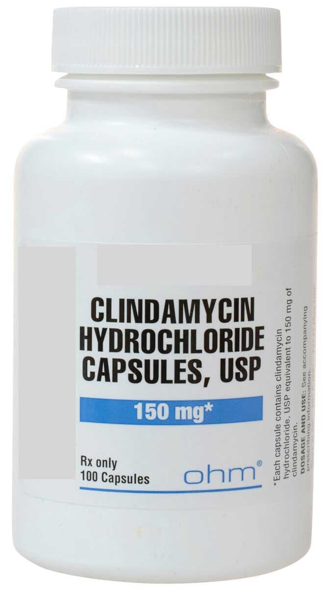 Clindamycin 150mg 100 count bottle  Product Photo