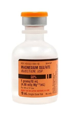 Magnesium sulfate 50% 10mL SDV  Product Photo