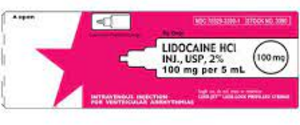 Lidocaine 100mg/5mL prefilled syringe Product Photo