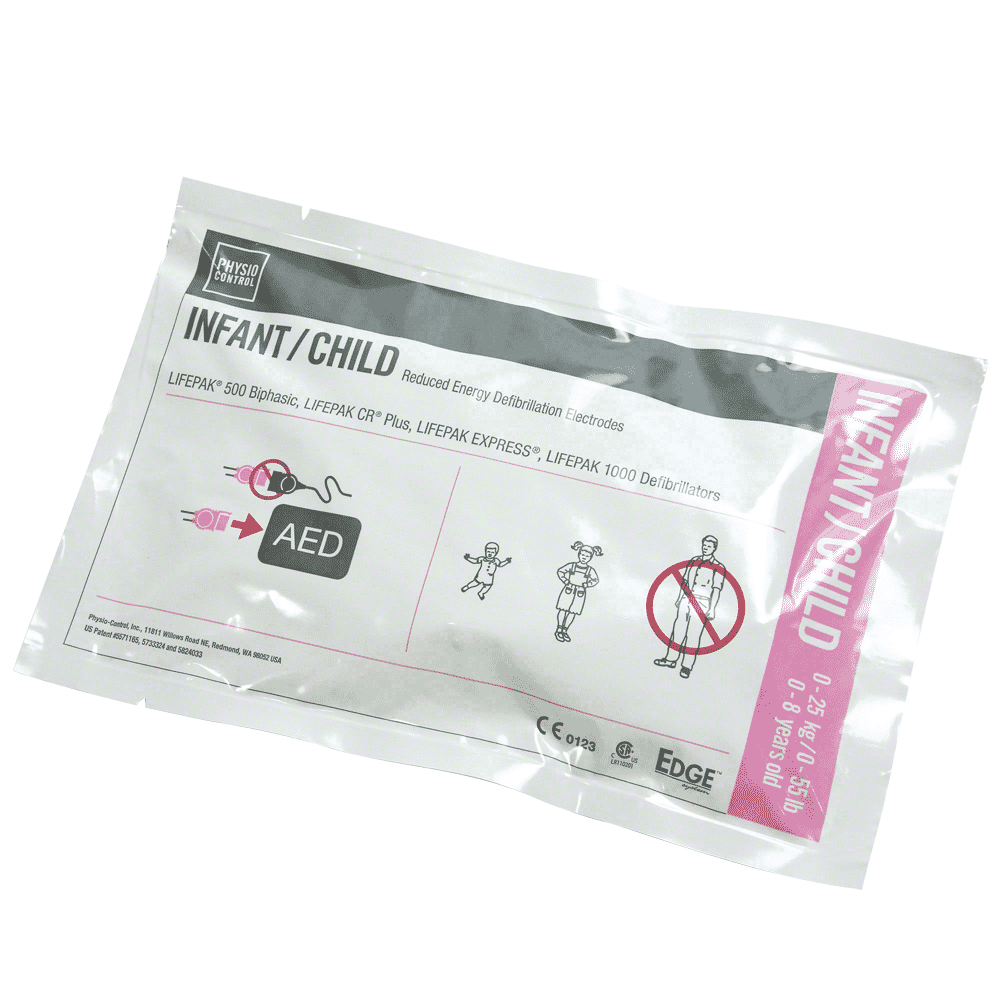 Physio Control Lifepak CR Plus Pediatric Electrode Pads Product Photo