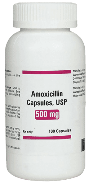 Amoxicillin 500mg 100 ct (Sold exclusively to Licensed Physicians) Product Photo