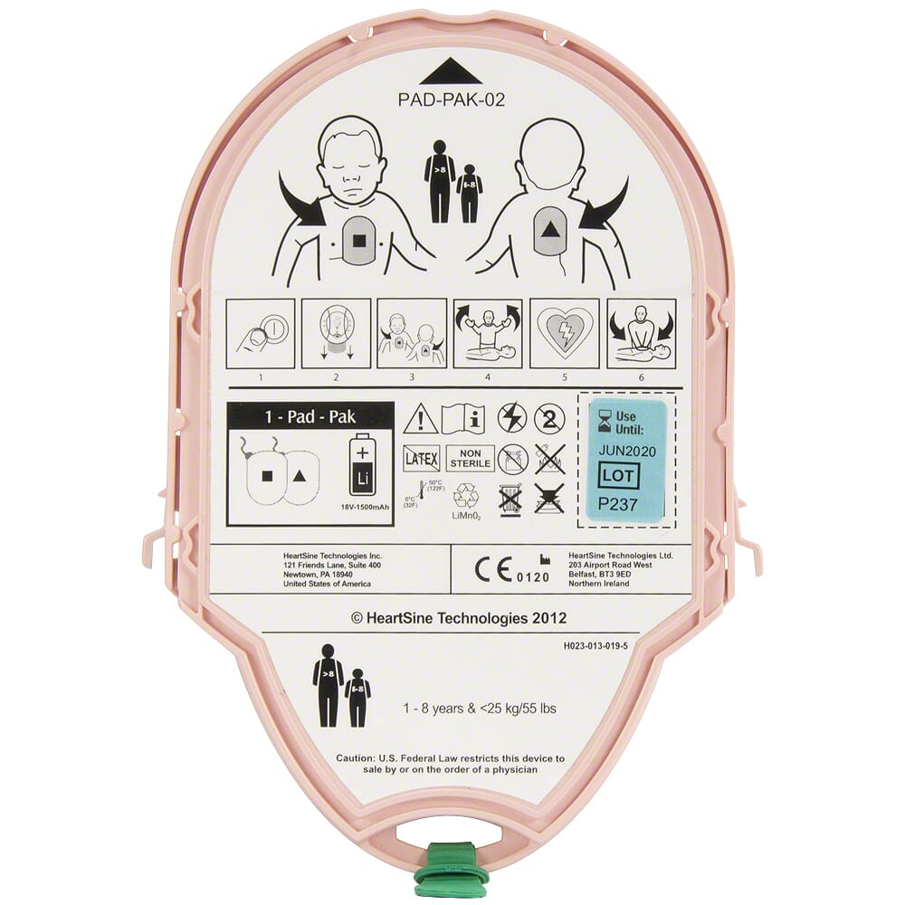 Heartsine Samaritan Pad-Pak Pediatric Product Photo